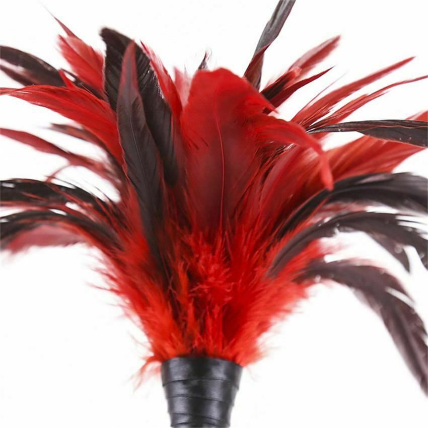 Red Feather Clit Tickler Bdsm Erotic Play Kink Fetish Couples