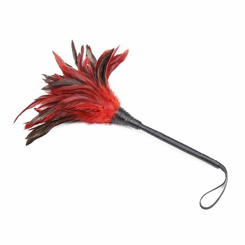 Red Feather Clit Tickler Bdsm Erotic Play Kink Fetish Couples