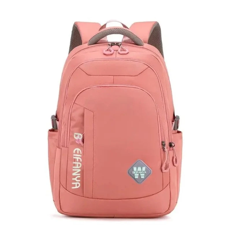 Nylon Backpack For Women With Large Capacity And Sturdy Shoulder Bag Water Resistant
