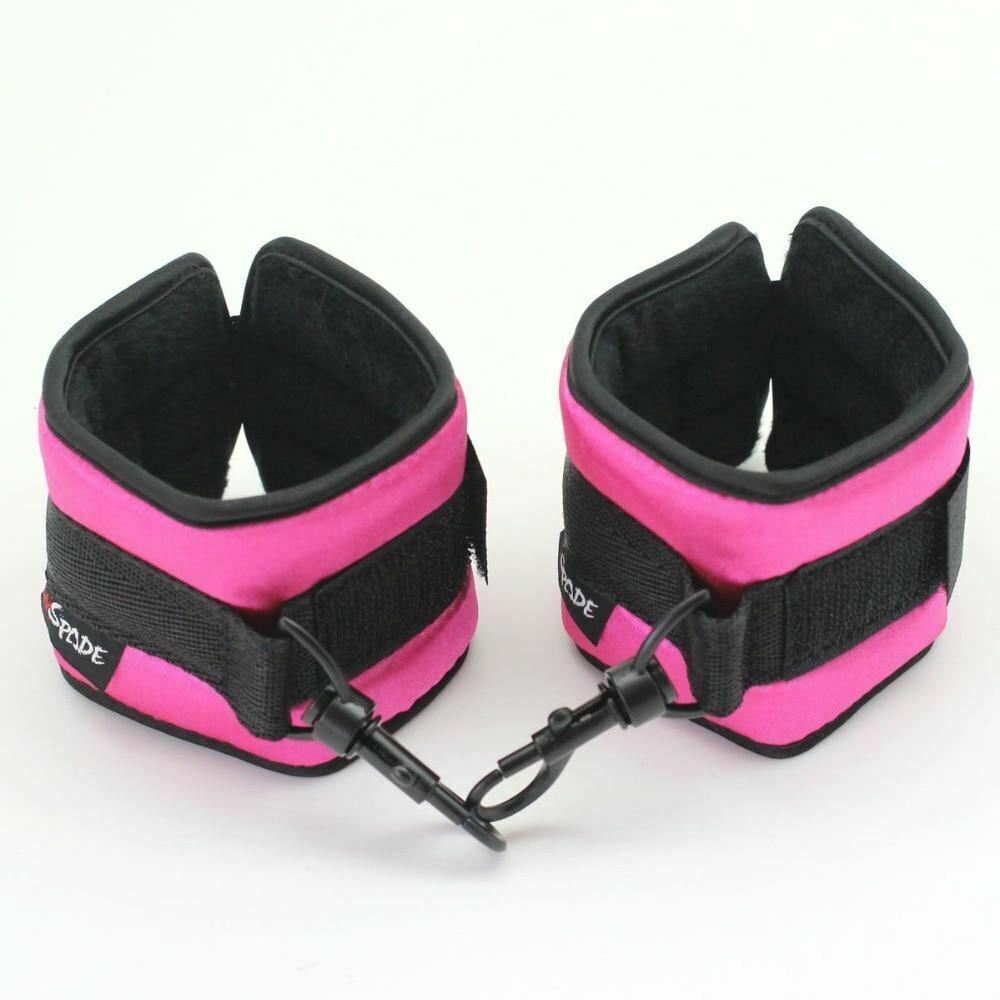 Satin Ankle Cuffs Bedroom Sex Restraints Bondage Bdsm Toys Kink