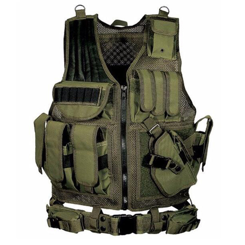 Tactical Vest Military Combat Army Armor Vests Molle Airsoft Plate Carrier Swat Outdoor Fishing Cs Training