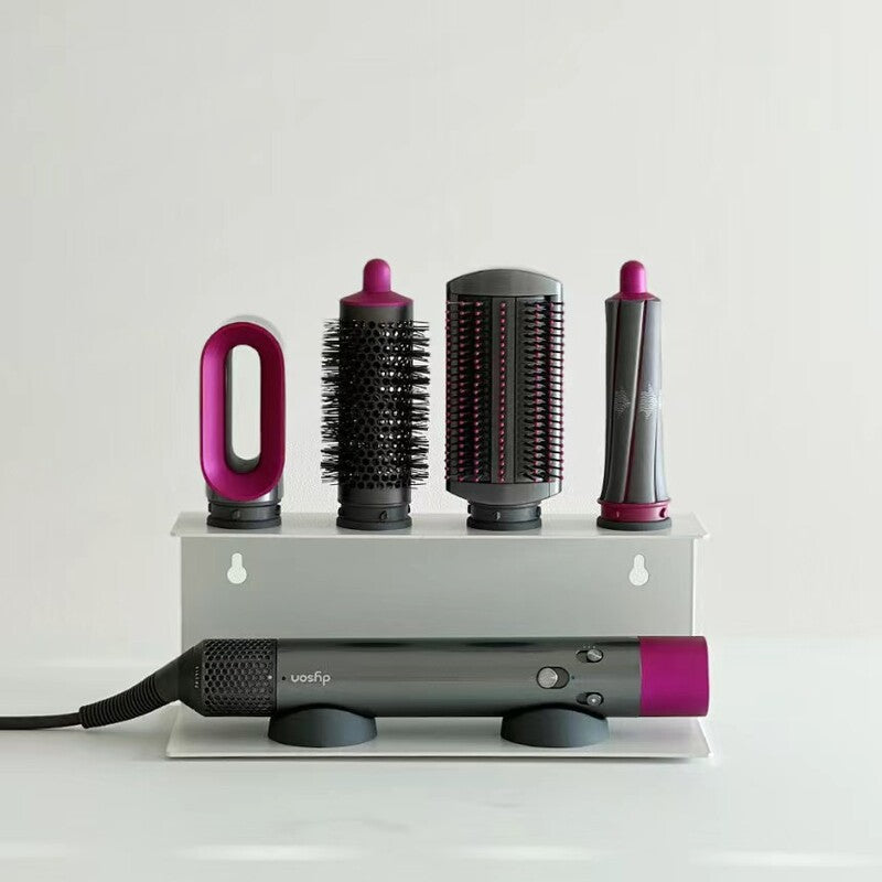 Non Perforated Hair Dryer Holder. Also For Straighteners & Curling Irons. Ideal Bathroom Sorting