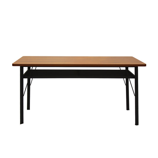 Stylish Dining Table With Storage Shelf 4 6 Seater 150Cm For Home Or Office