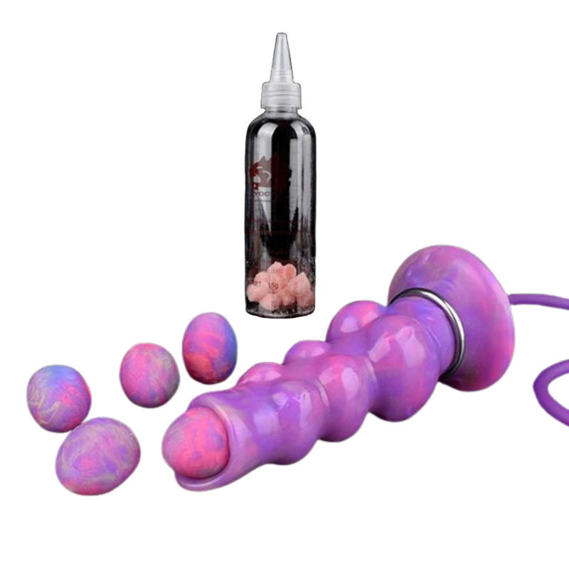 Fantasy Pneumatic Luminous Ovipositor Anal Sex Toys Lay Eggs Dildos Butt Plug