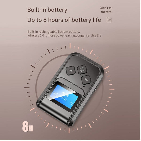 2 In 1 Bluetooth 5.0 Dongle Tv Pc Car Wireless Audio Transmitter Receiver
