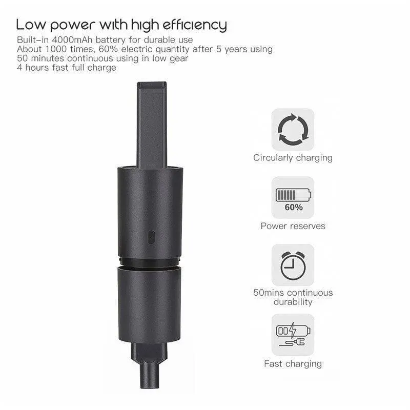 2 In 1 Handheld Cordless Portable Rechargeable Blower Vacuum Cleaner For Home Car Office