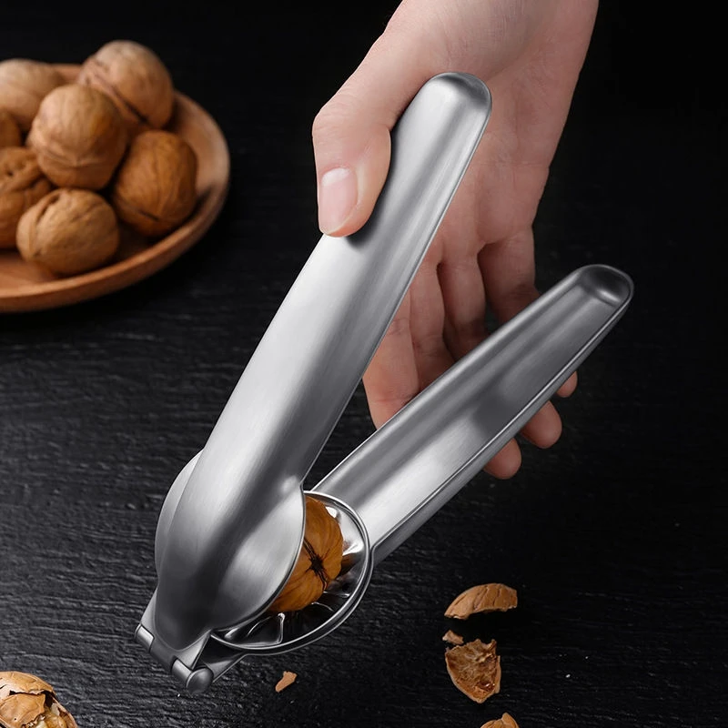 2 In 1 Stainless Steel Chestnut Opener Metal Nut Clipper Walnut Pliers Tool