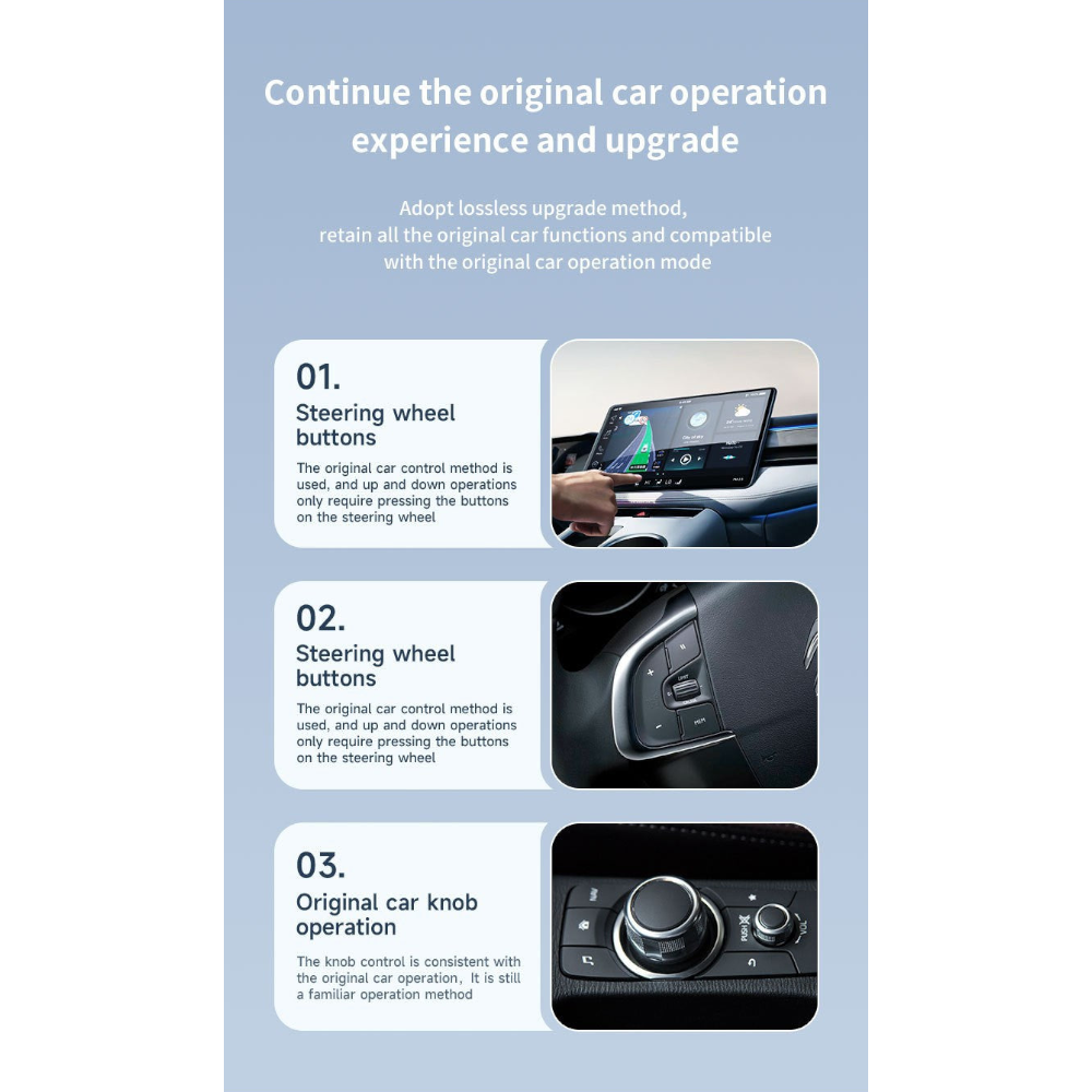 2 In 1 Wireless Carplay & Android Auto Adapter Plug Play Dongle For Cars(Applicable To Black)