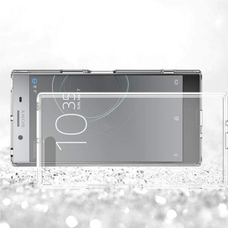 2 Pcs Scratchproof Tpu Acrylic Protective Case For Sony Xperia Xz Premium Black