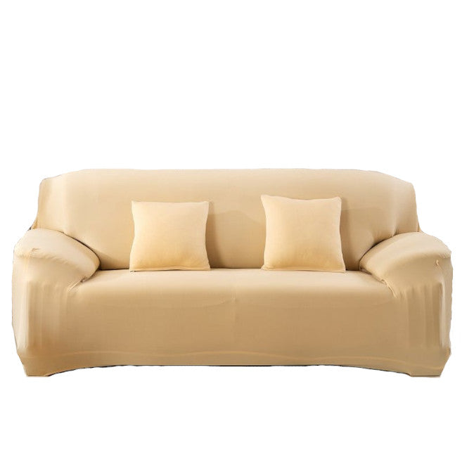 2 Seater High Stretch Sofa Cover Couch Lounge Protector Slipcovers Solid Colours