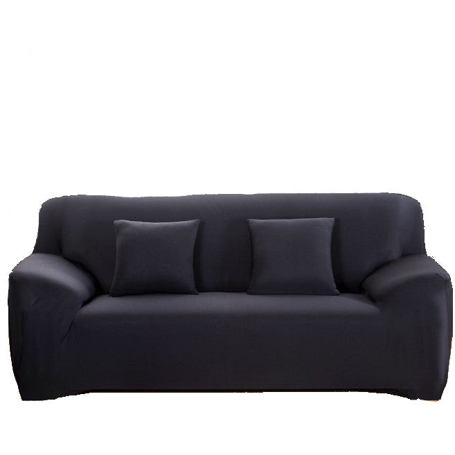 2 Seater High Stretch Sofa Cover Couch Lounge Protector Slipcovers Solid Colours