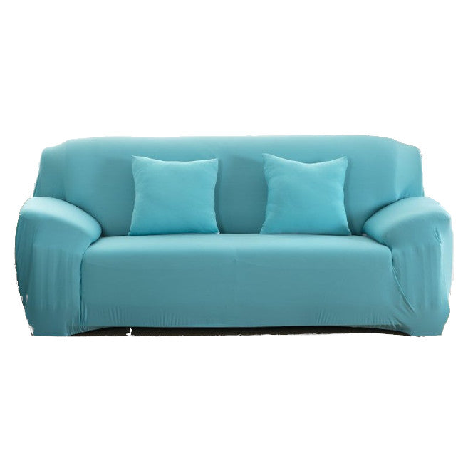 2 Seater High Stretch Sofa Cover Couch Lounge Protector Slipcovers Solid Colours