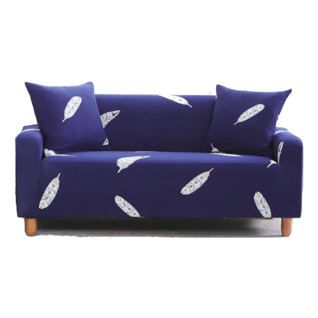 2 Seater High Stretch Sofa Cover Couch Lounge Protector Pattern Slipcovers