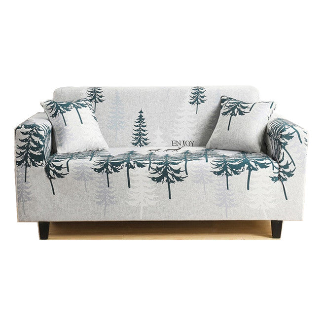 2 Seater High Stretch Sofa Cover Couch Lounge Protector Pattern Slipcovers
