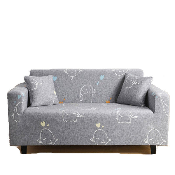 2 Seater High Stretch Sofa Cover Couch Lounge Protector Pattern Slipcovers