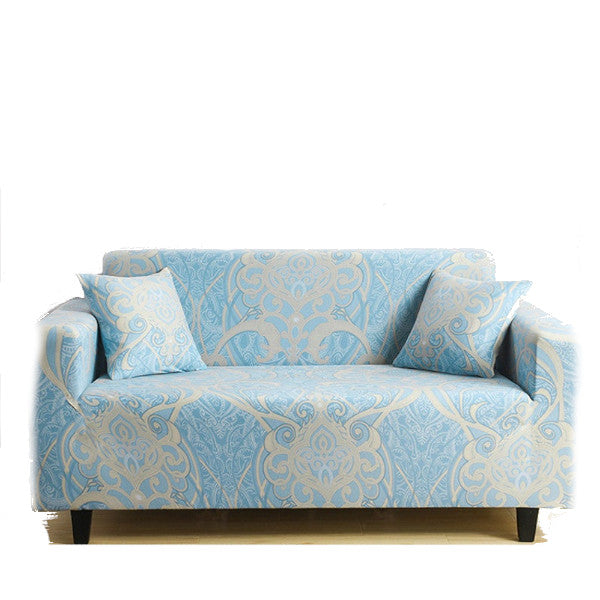 2 Seater High Stretch Sofa Cover Couch Lounge Protector Pattern Slipcovers