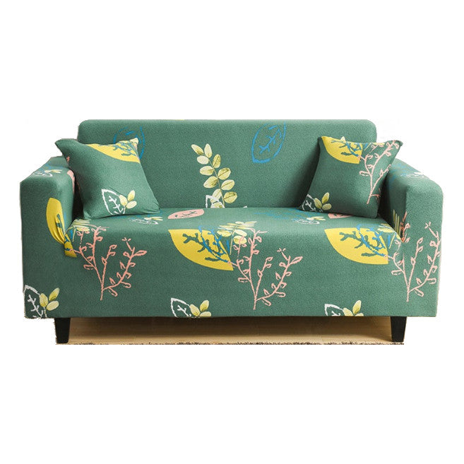 2 Seater High Stretch Sofa Cover Couch Lounge Protector Pattern Slipcovers
