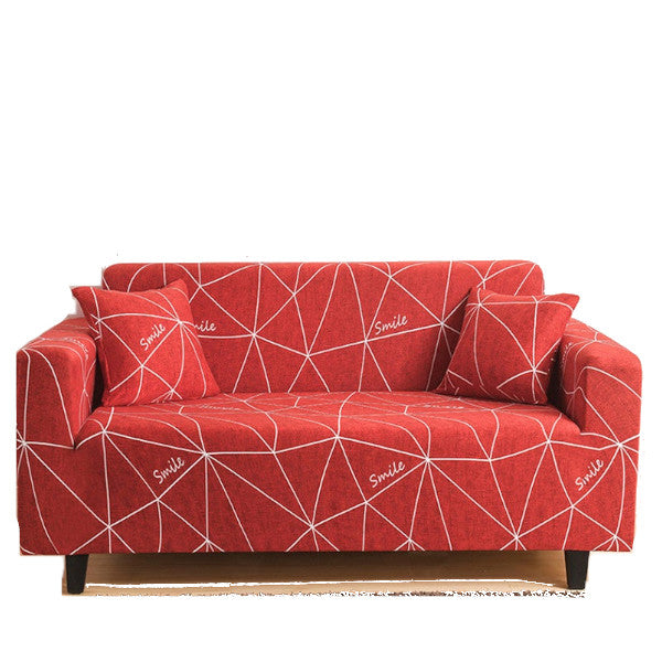 2 Seater High Stretch Sofa Cover Couch Lounge Protector Pattern Slipcovers