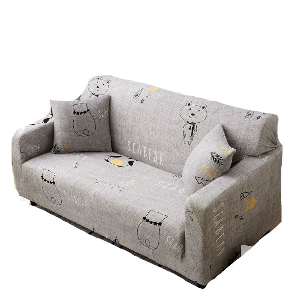 2 Seater High Stretch Sofa Cover Couch Lounge Protector Pattern Slipcovers