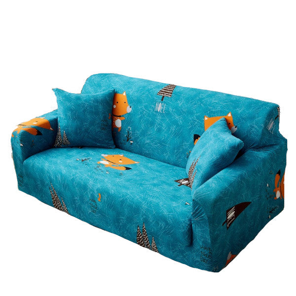2 Seater High Stretch Sofa Cover Couch Lounge Protector Pattern Slipcovers