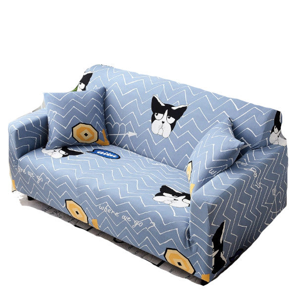 2 Seater High Stretch Sofa Cover Couch Lounge Protector Pattern Slipcovers