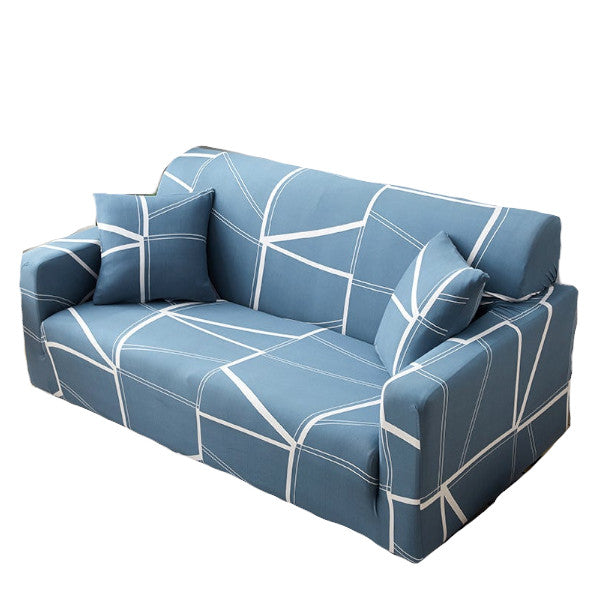 2 Seater High Stretch Sofa Cover Couch Lounge Protector Pattern Slipcovers