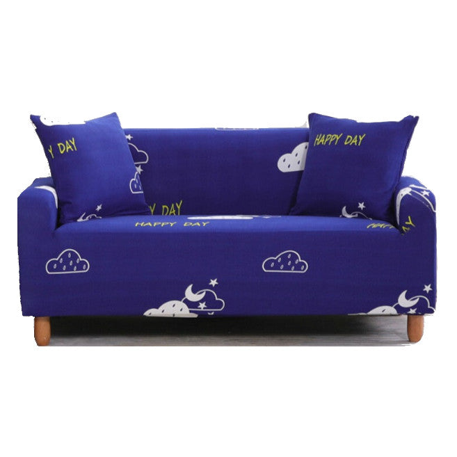 2 Seater High Stretch Sofa Cover Couch Lounge Protector Pattern Slipcovers
