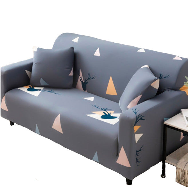 2 Seater High Stretch Sofa Cover Couch Lounge Protector Pattern Slipcovers