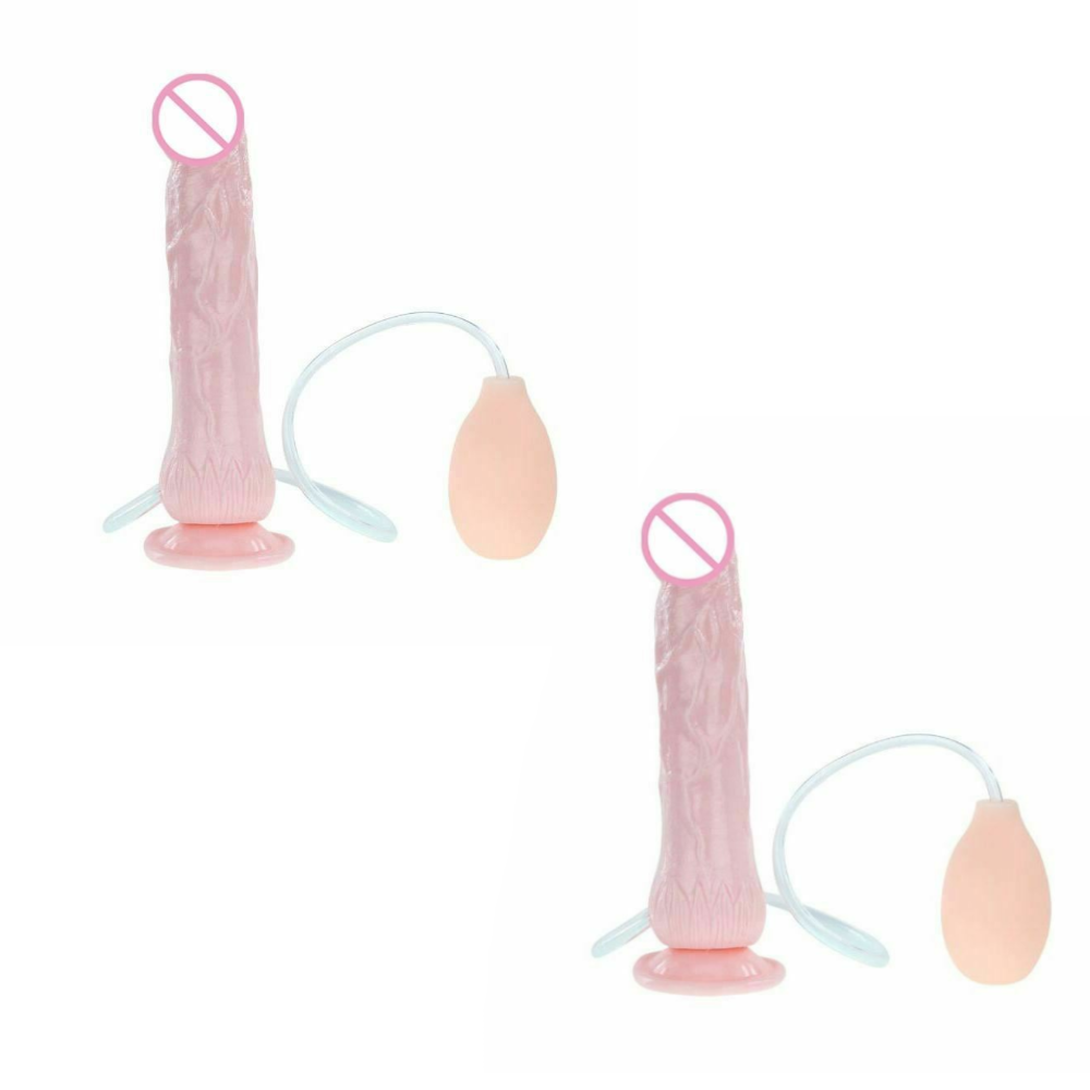Squirting Realistic Cock Ejaculating Dildo Anal Plug Bdsm Kink