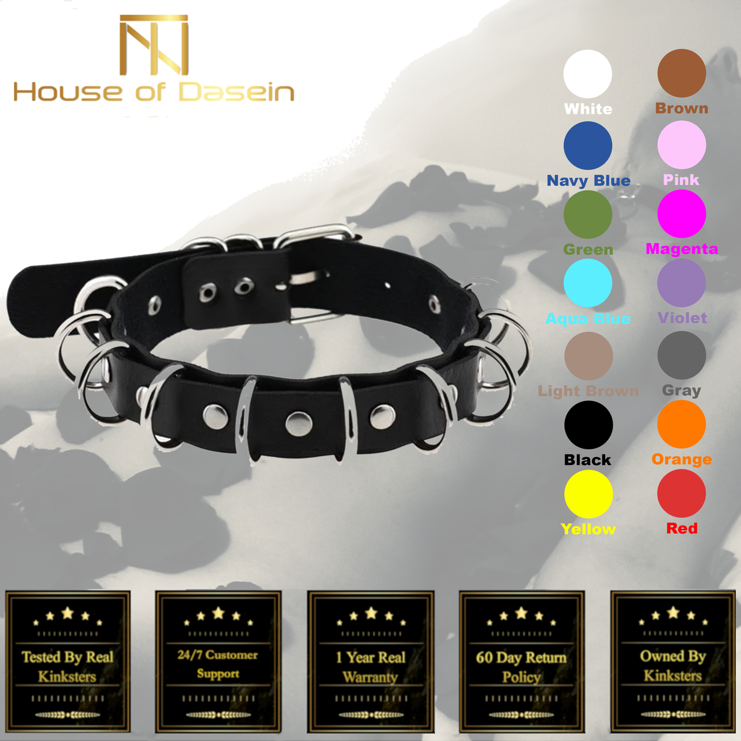 15 Colours Sexy Harajuku Necklaces Bdsm Choker Collar