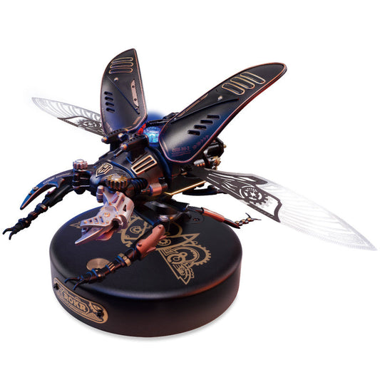 Robotime Rokr The Storm Beetle Diy Moveable Mechanic Organism Puzzle Steampunk Design