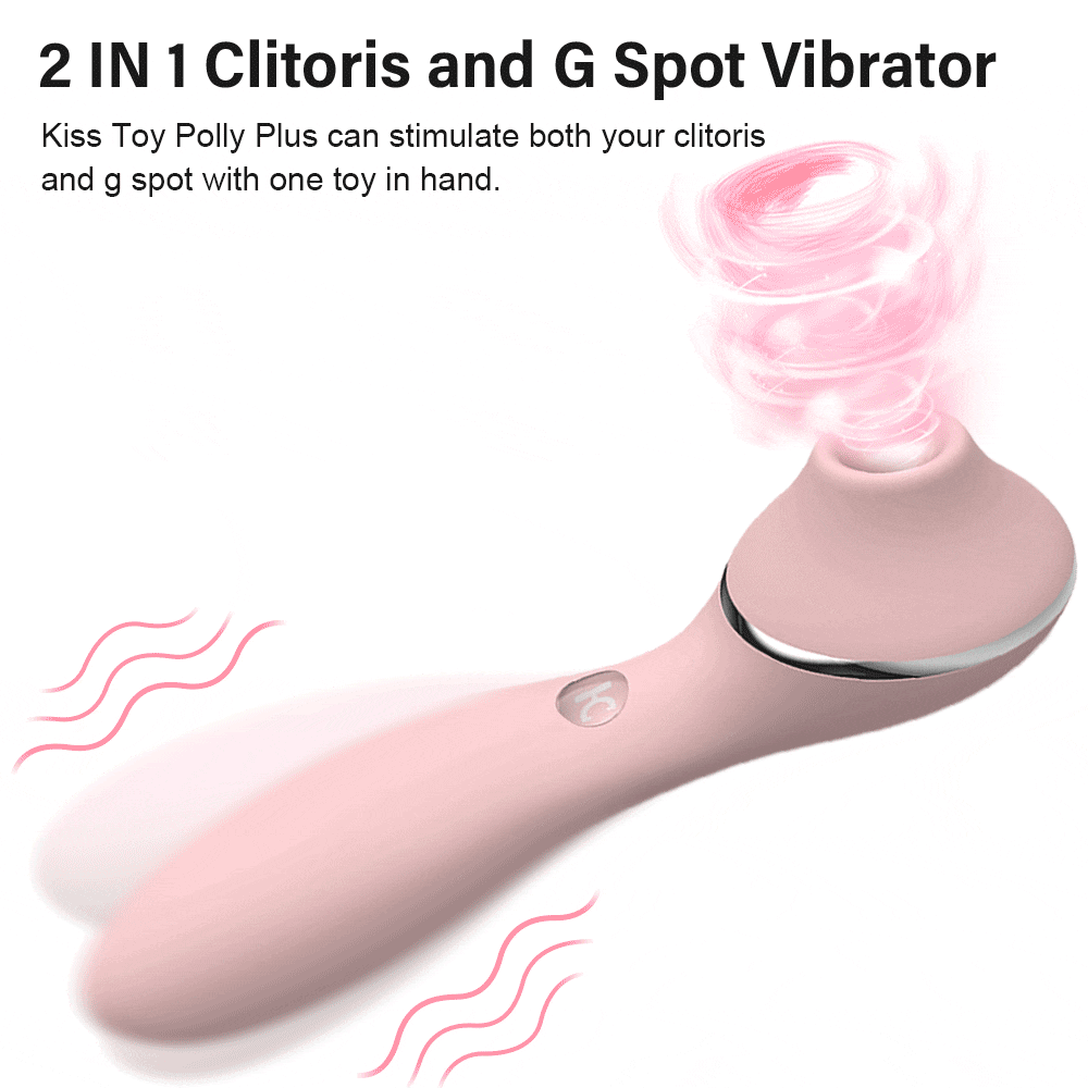 2In1 Rechargeable Clitoral Stimulator Suction Vibrator Sex Toy For Women