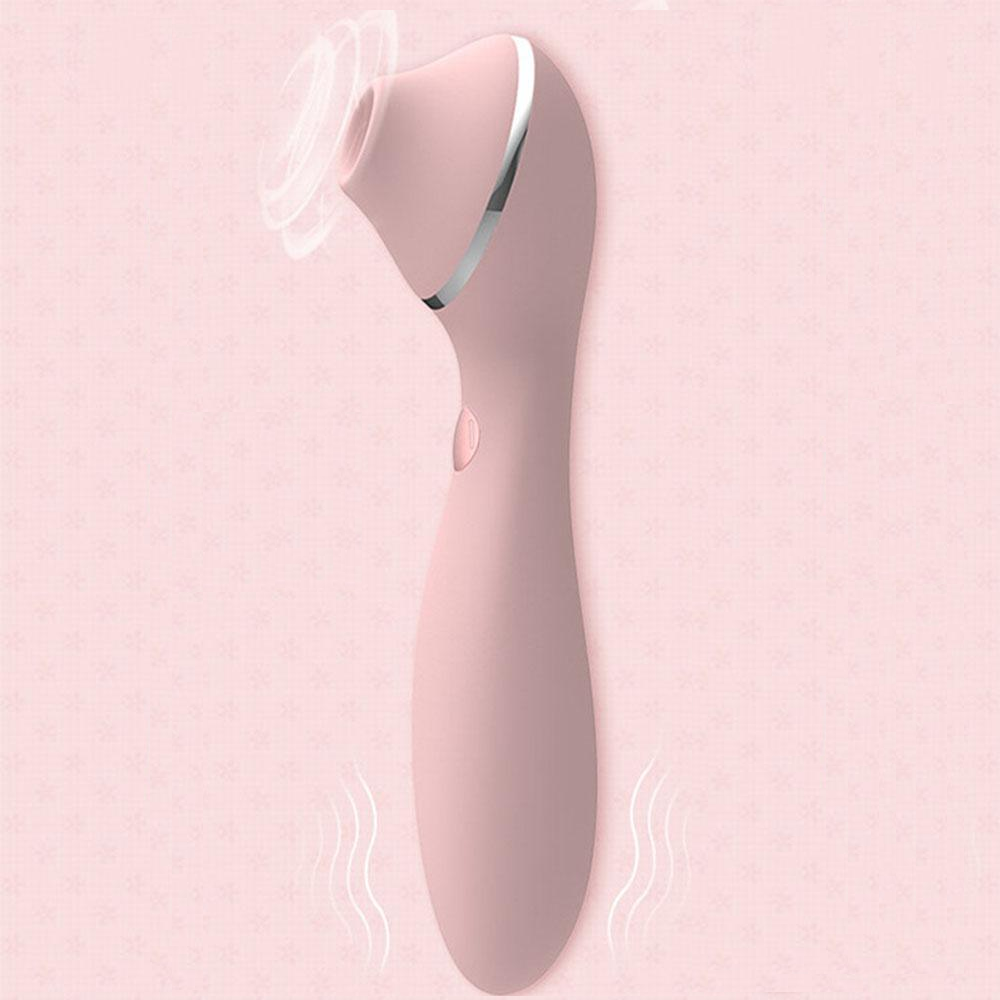 2In1 Rechargeable Clitoral Stimulator Suction Vibrator Sex Toy For Women