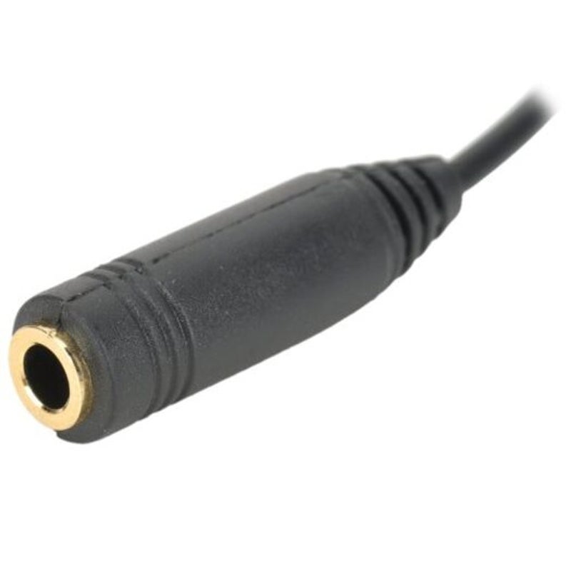 2M 3.5Mm Jack Stereo Audio Extension Cable Male To Female Cord Black