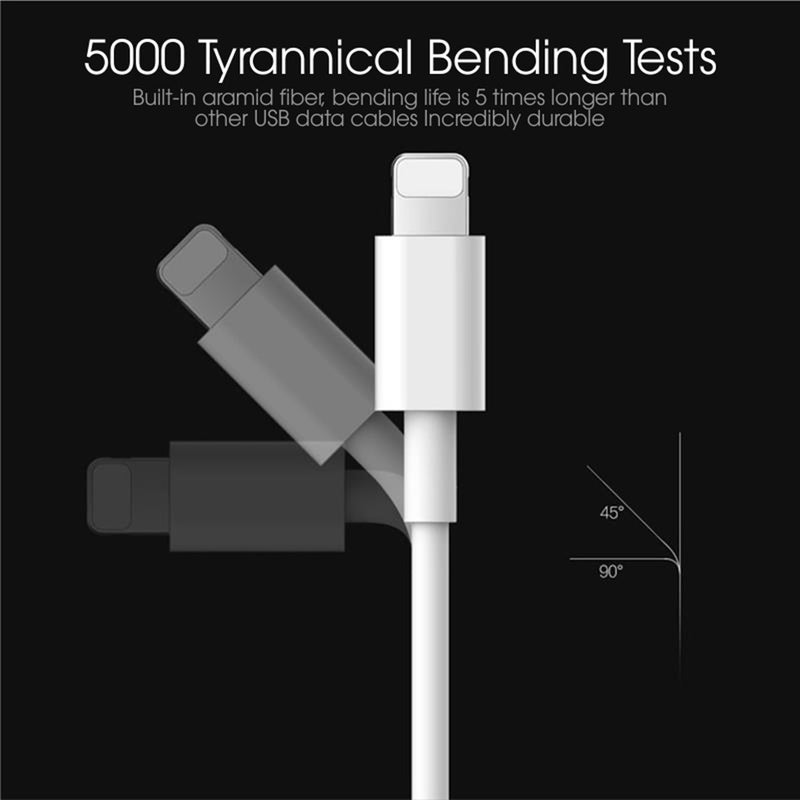 2M Pd 18W Fast Charger Cable For Iphone 12 11 Xr Xs Max Usb Type To Ios Data