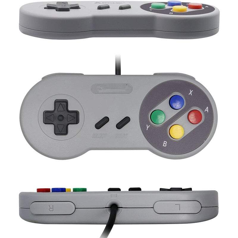 Televisions 2Pack Classic Snes Usb Controller Gamepad Retro Super Nintendo Nes Wired Joystick For Windows Pc Mac
