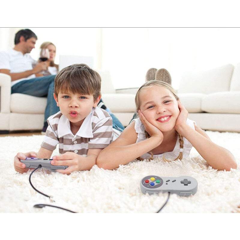 Televisions 2Pack Classic Snes Usb Controller Gamepad Retro Super Nintendo Nes Wired Joystick For Windows Pc Mac