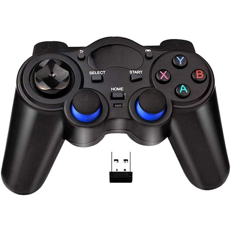 Game Controllers 2Pack Usb Wireless Handle 2.4G Is Compatible With Sony Playstation Ps2 Pc / Laptop Windows Xp 7 8 10 An