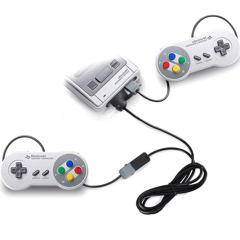 2Pack Classic Controller Snes Extension Cable 3M / 10 Ft Super Nes Power Cord For Nintendo Edition Mini