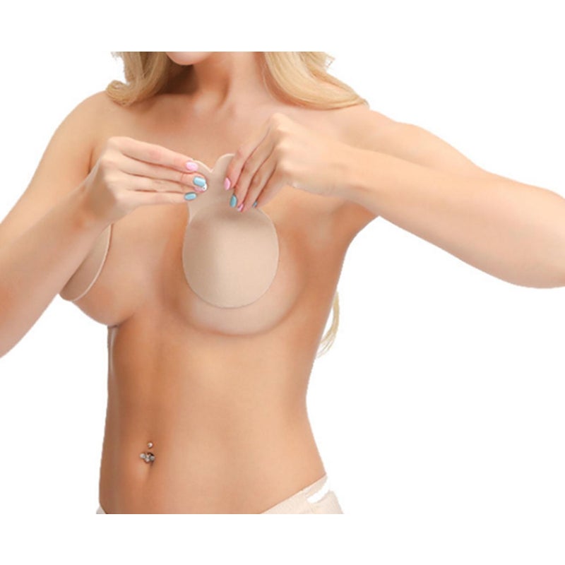 2Pairs Invisible Breast Lift Underwear Silicone Fit Adhesive Bra Reusable