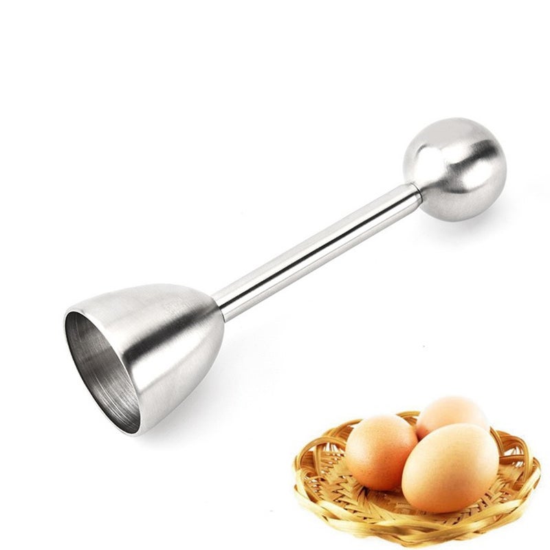 Stainless Steel Boiled Egg Topper Shell Cutter Knocker Opener Kitchen Tool