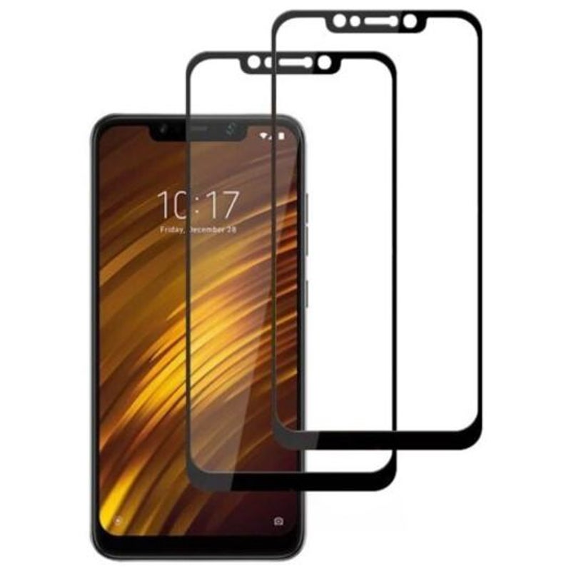 3D 0.26Mm Full Cover Tempered Glass Screen Film For Xiaomi Pocophone F1 Black