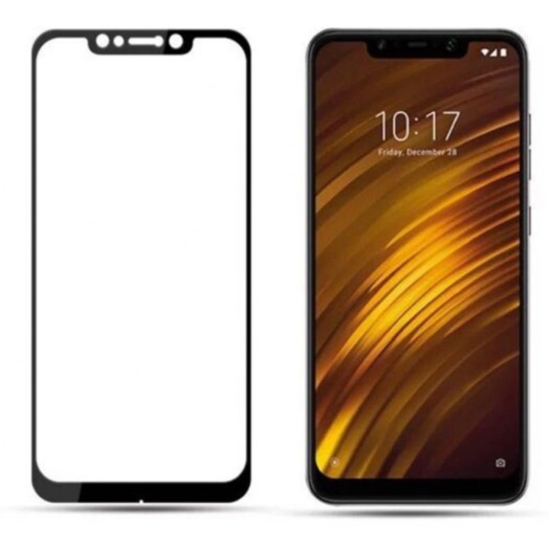 3D 0.26Mm Full Cover Tempered Glass Screen Film For Xiaomi Pocophone F1 Black