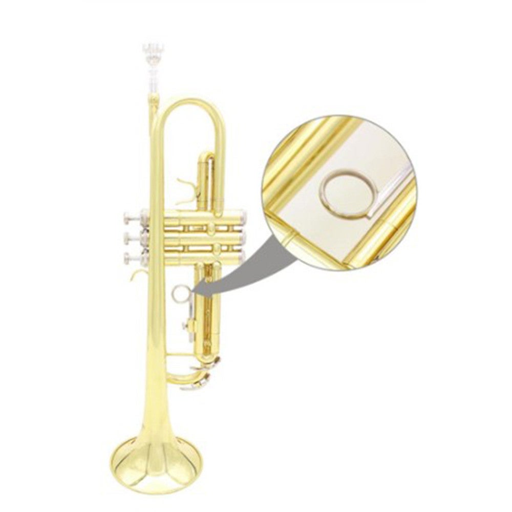 85Mm Trumpet 3Rd Valve Slide Finger Pull Ring Cornet Replacement Accessories