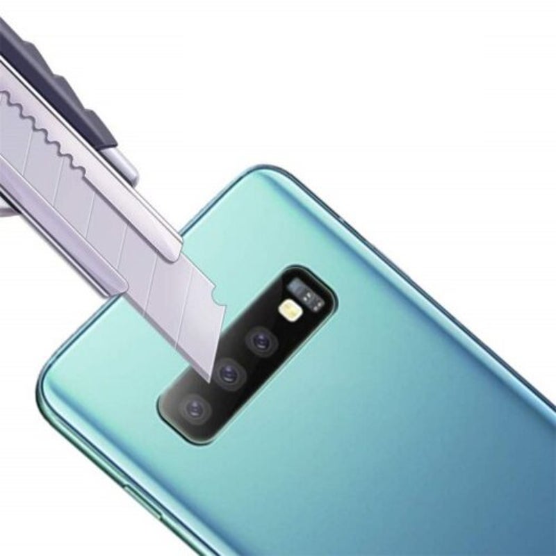 Back Camera Lens Tempered Glass Protector For Samsung Galaxy S10 Transparent