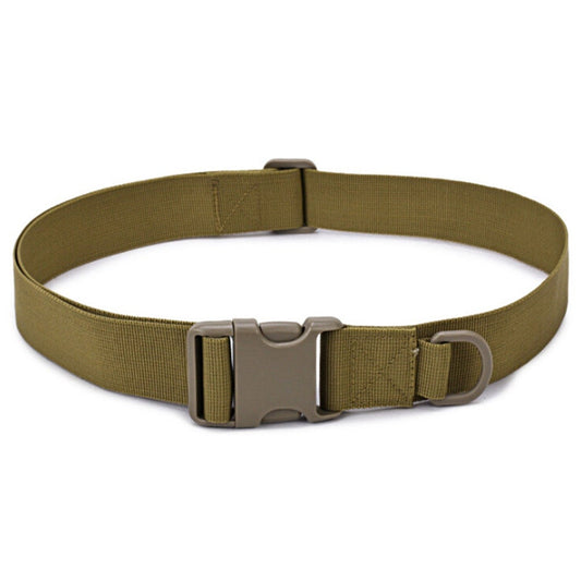 Combat Nylon Duty Tactical Sport Belt With Plastic Buckle Hook Loop