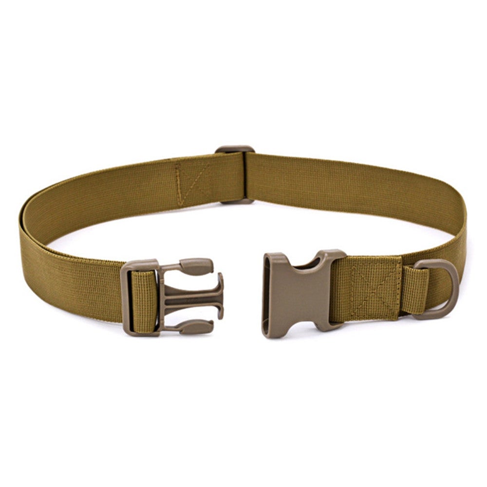 Combat Nylon Duty Tactical Sport Belt With Plastic Buckle Hook Loop