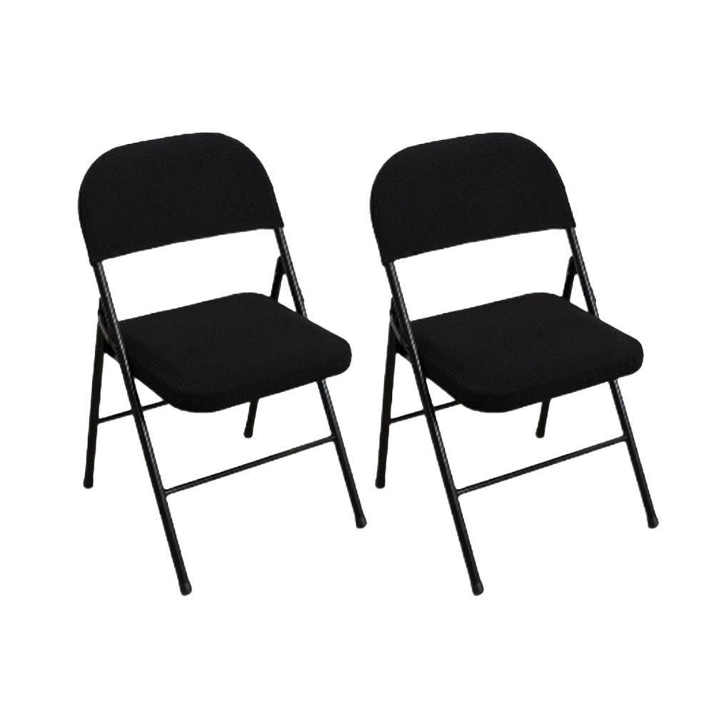 2Pcs Folding Chair Two Pieces Split Cover Anti-Dust Chari