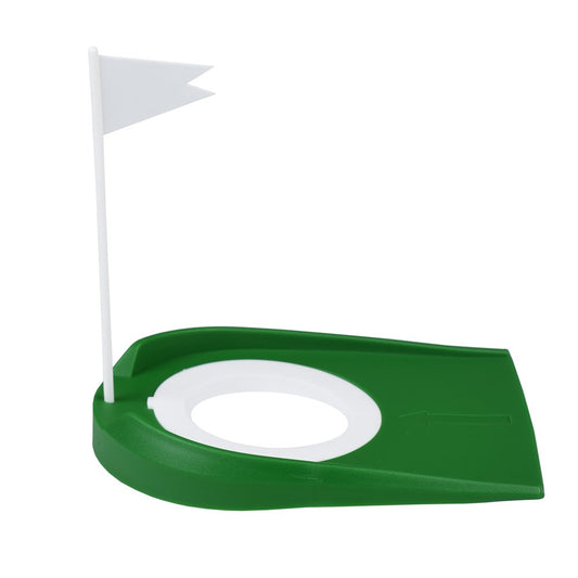 2Pcs Indoor Golf Putting Trainer With Hole Flag Putter Green Practice Aid Yard Outdoor Training