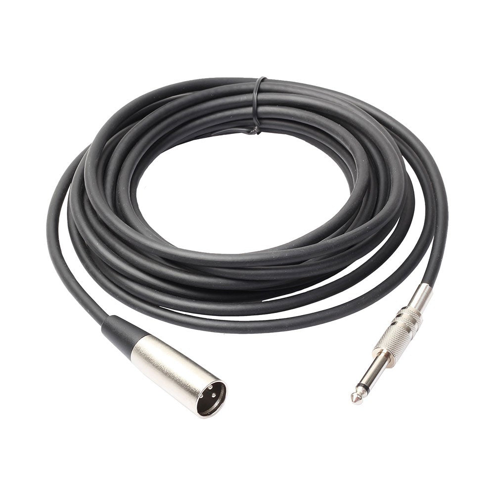 2Pcs Jack Connector 6.35Mm To Xlr Male Mono Soft Accessories Instrument 6Ft 10Ft / 4 Inch 3Pin Audio Cable Microphone Ba